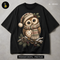 Cozy Owl Winter Sweater Print