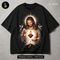 Sacred Heart Calvary Crosses Print