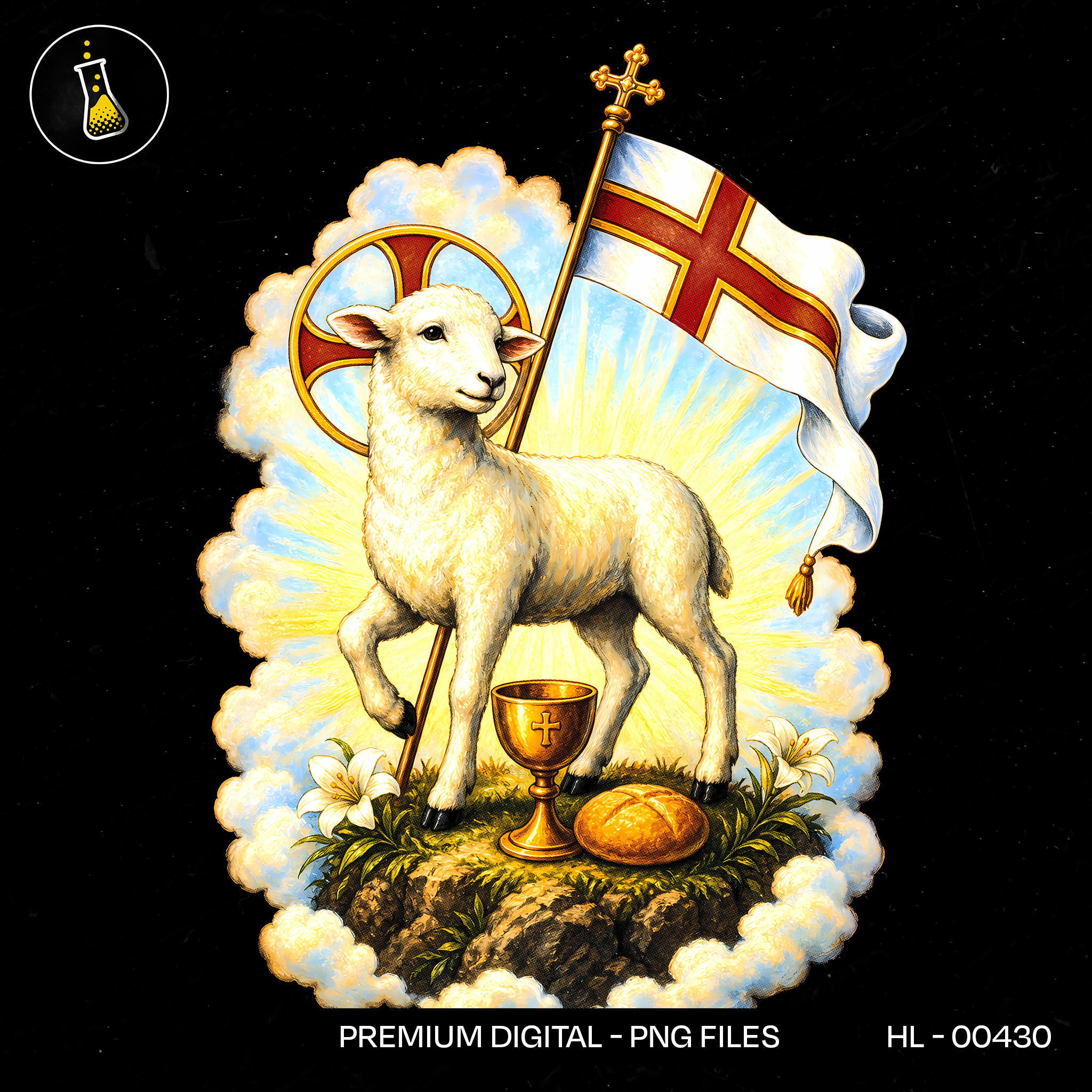 Lamb of God Communion Print