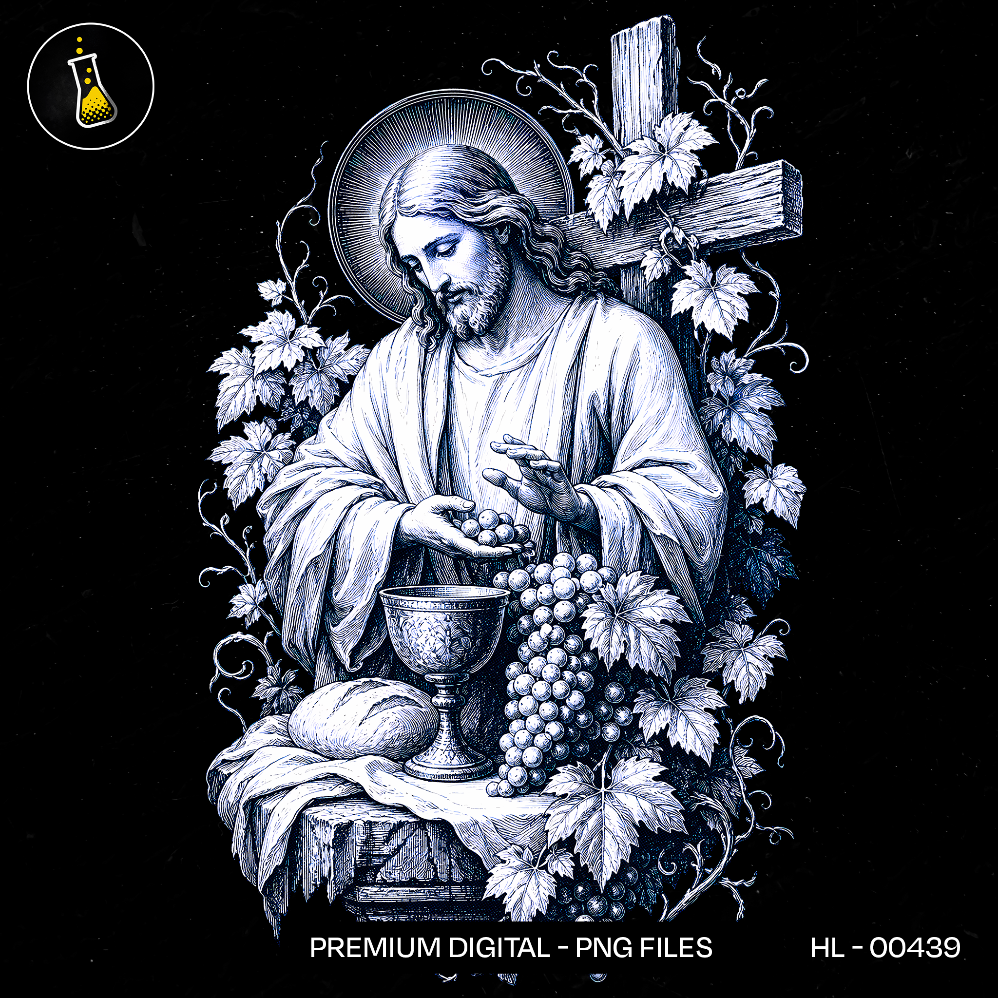 Jesus Bread and Wine Print