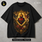 Sacred Heart with Angels Print