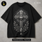 Ornate Sacred Heart Cross Print