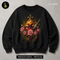 Sacred Heart Roses Dagger Print