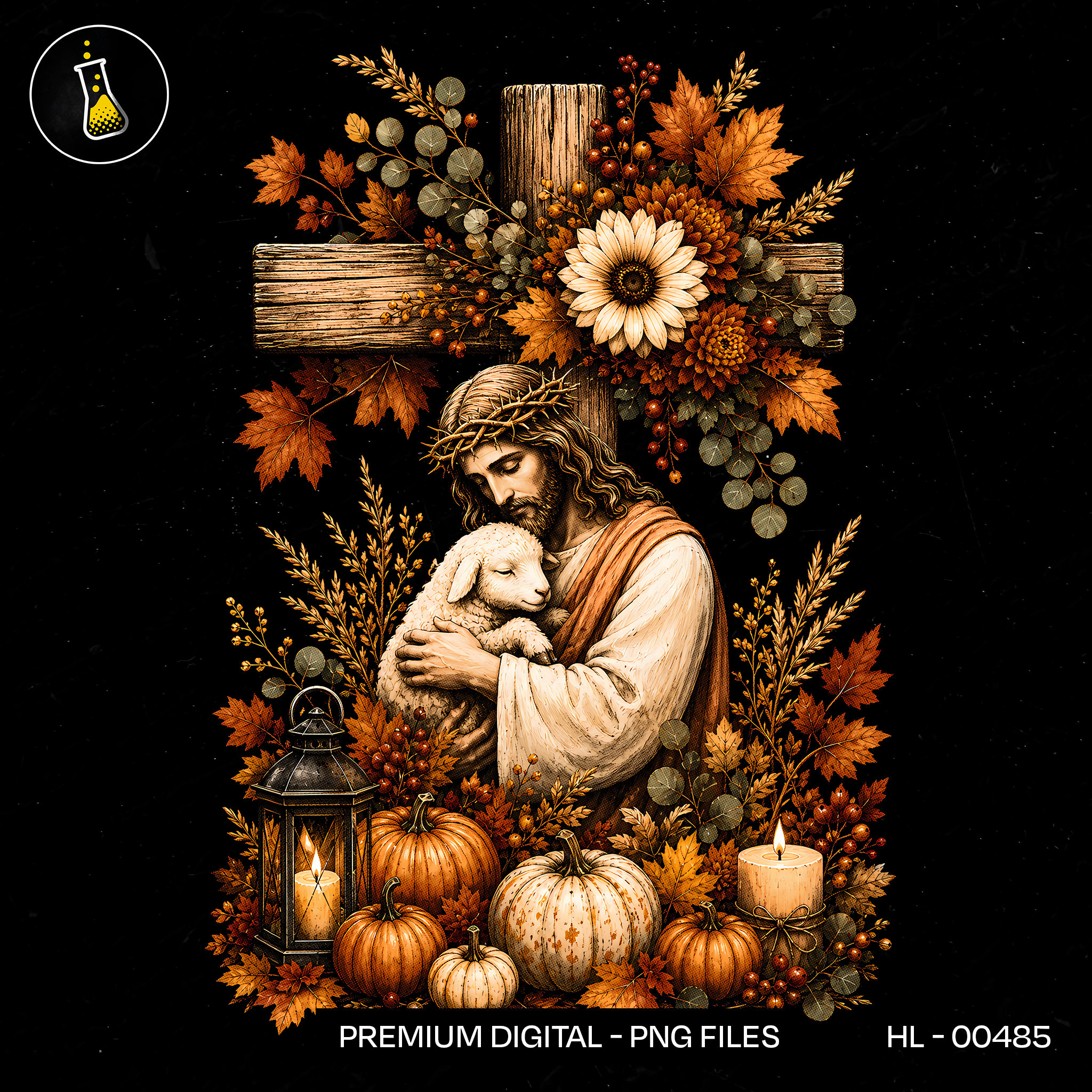 Good Shepherd Autumn Blessing Print